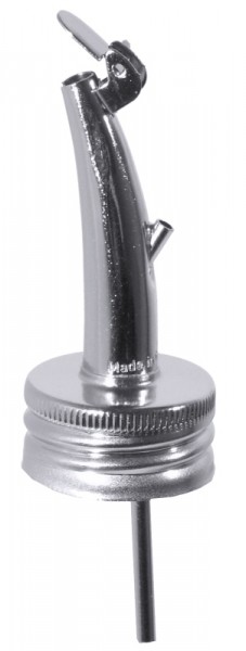 Aufschraub-Flaschenausgießer mit Schraubkappe 28 mm