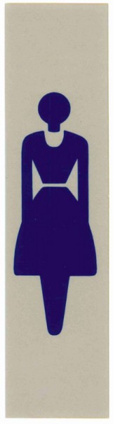 Schild FRAU (Symbol)